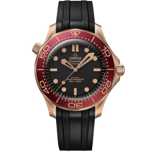 Omega Seamaster Diver 300M Master Co-Axial 42 Bronze Gold / Black / Rubber